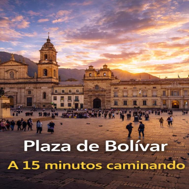 Alojamiento entero en Bogotá a 10 Min La Candelaria Torre Ventto - Apartamento Estudio - 1 cama doble - 35