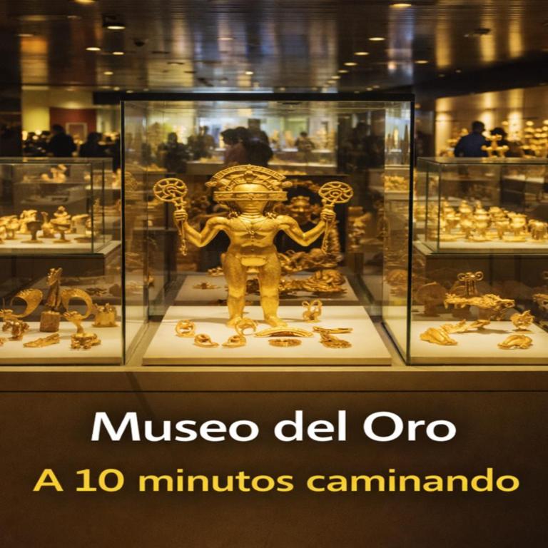 Loft con Vista Increíble Museo del Oro Monserrate - One-Bedroom Apartment - 81