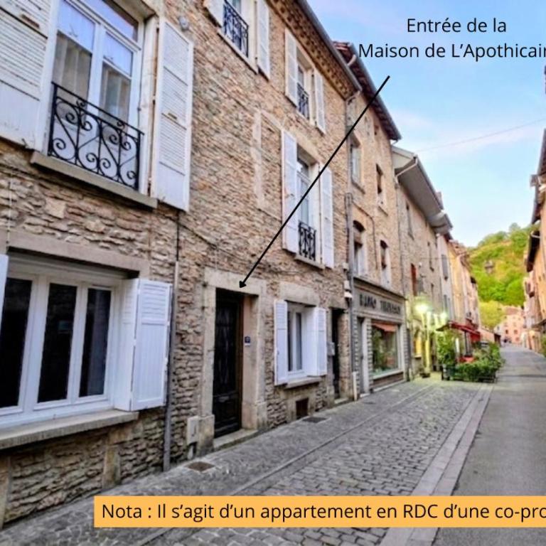 La Maison de l'Apothicaire - Un refuge enchanté avec balnéo en hyper-centre - Appartement 2 Chambres avec Terrasse - 36