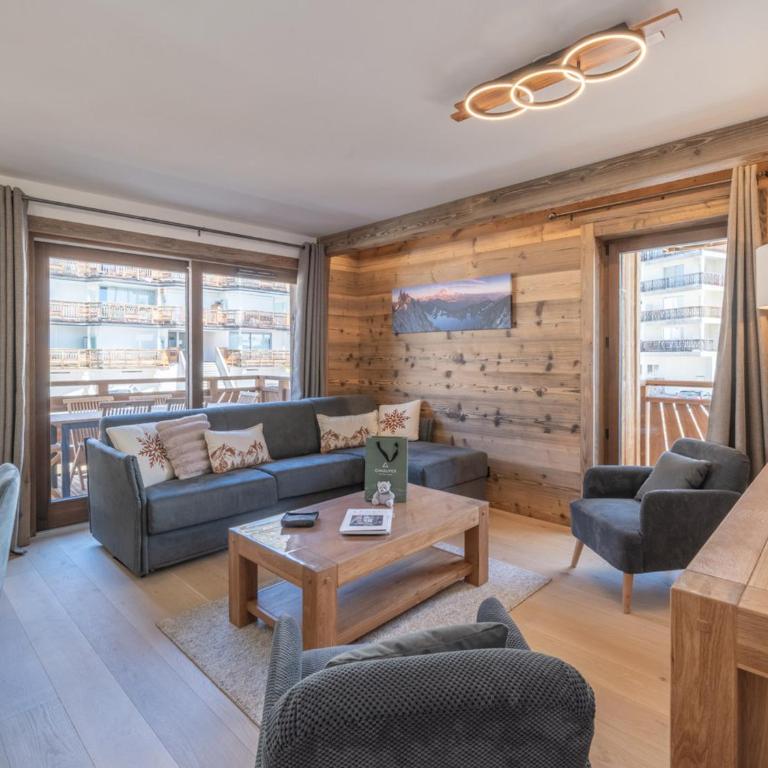 Élégant appartement retour skis aux pieds - 6 pers. - Appartement 1 Chambre - 8