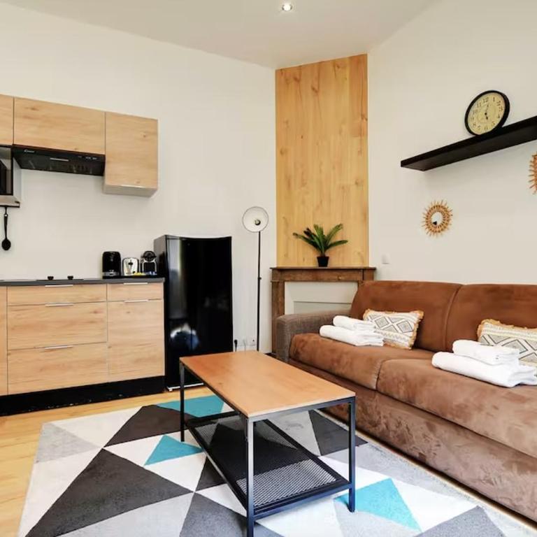 Charming AC Studio 2 Guests La Villette - Appartement 2 Chambres - 7