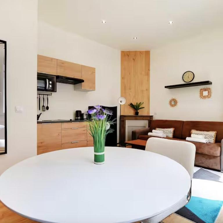 Charming AC Studio 2 Guests La Villette - Appartement 2 Chambres - 9