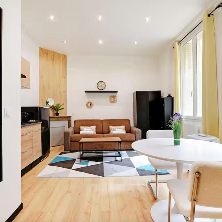 Charming AC Studio 2 Guests La Villette - Appartement 2 Chambres - 11