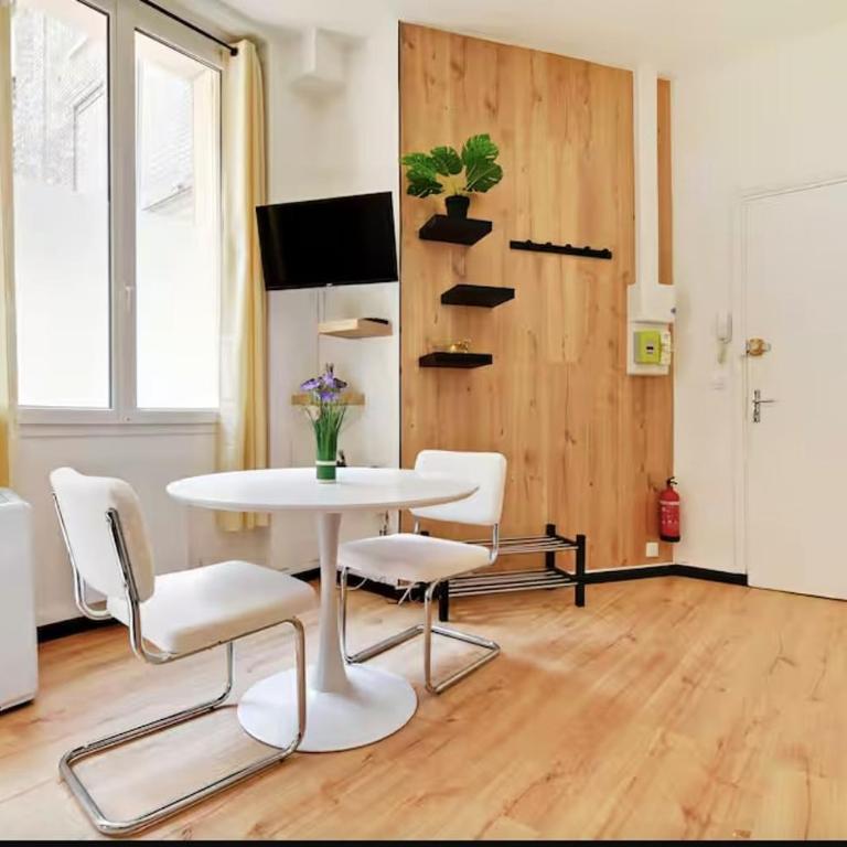 Charming AC Studio 2 Guests La Villette - Appartement 2 Chambres - 12