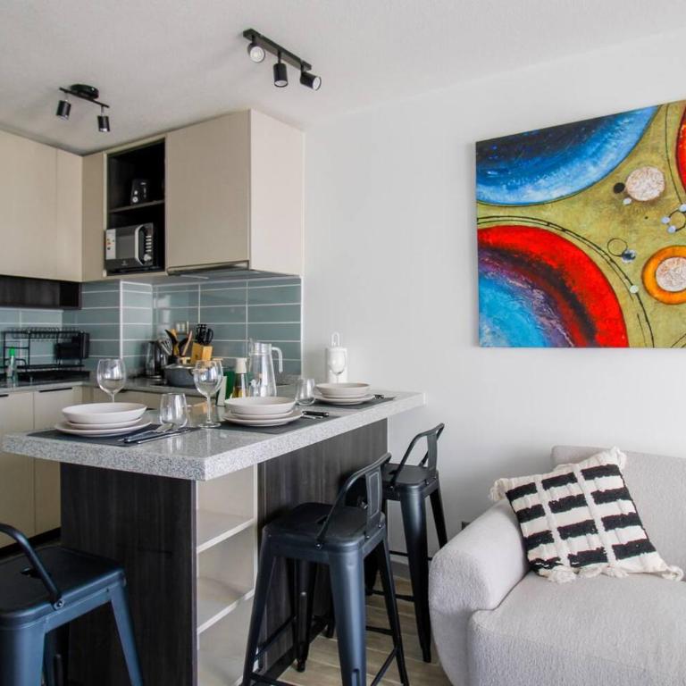 AC, Wifi, Piscina, GYM, hasta 3 personas, Santiago - Apartment - 27