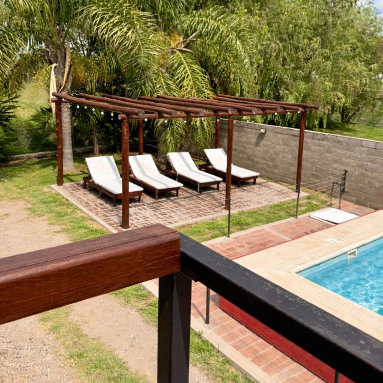 Escapadita a Miramar con pileta y balcón - planta alta - One-Bedroom Apartment with Pool View - 6