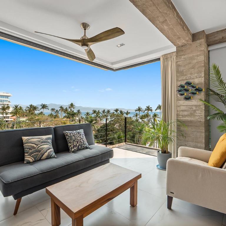 Nereidas Bucerias - Golden Zone Condos 1 Block from Beach - Apartamento de 1 dormitorio con vistas al océano - 11
