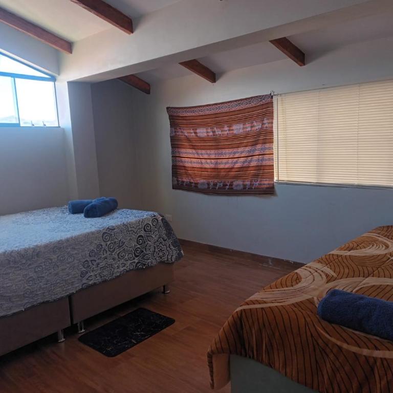 Ñusta's Rentals - Habitación con vistas a la ciudad - 2 camas - 3