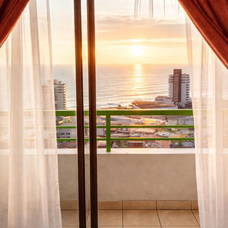 vista al mar cama doble departamento entero NEO - One-Bedroom Apartment - 1