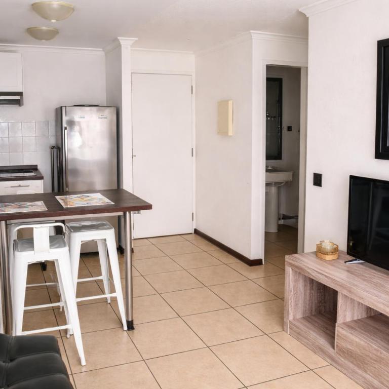 vista al mar cama doble departamento entero NEO - One-Bedroom Apartment - 4