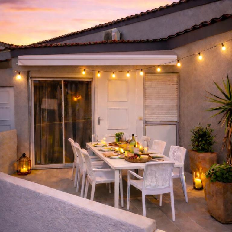 Maison climatisée 6 pers avec piscine surveillée, Plage et port à 5 min à pied, Terrasse, WiFi - Haus mit 2 Schlafzimmern - 15