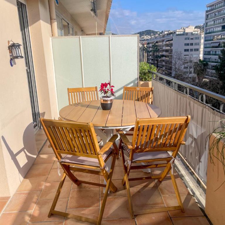 Central Cannes 10 min Palais Sunny Terrace Wi-Fi AC - Appartement 1 Chambre - 9