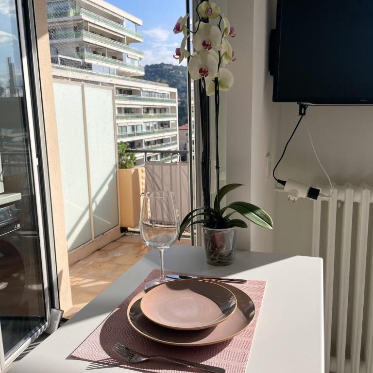 Central Cannes 10 min Palais Sunny Terrace Wi-Fi AC - Appartement 1 Chambre - 16