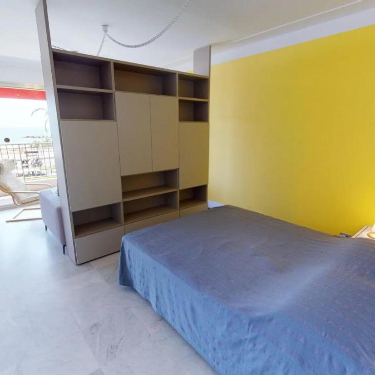 9M - Grand studio climatisé entièrement rénové face à la mer avec terrasse - Appartamento con 1 Camera da Letto - 6