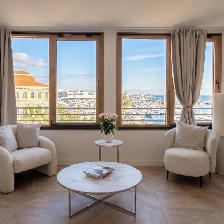 Cannes Port Suite 3 Vue imprenable Palais - Apartment mit 1 Schlafzimmer - 32