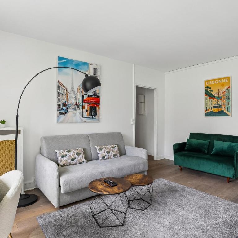 Résidence AURMAT - Appart - Hôtel - Paris - Boulogne - Apartamento de 1 Dormitorio con balcón y vistas a la ciudad - 5