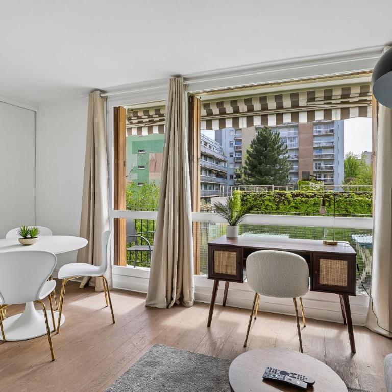 Résidence AURMAT - Appart - Hôtel - Paris - Boulogne - Apartamento de 1 Dormitorio con balcón y vistas a la ciudad - 9
