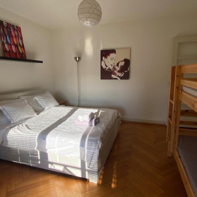 Central 3-Room Apartment with Balcony, Lausanne - Apartment mit 2 Schlafzimmern und Stadtblick - 17