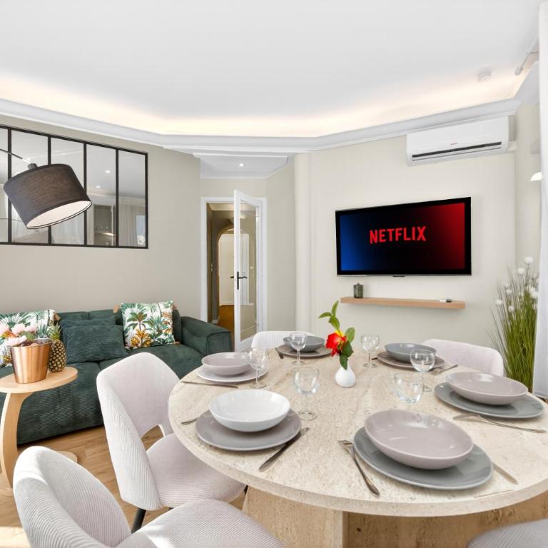 Luxueux appartement - A 5mn des plages - GE - Apartment mit 3 Schlafzimmern - 9