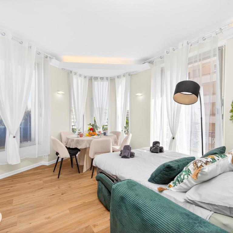 Luxueux appartement - A 5mn des plages - GE - Apartment mit 3 Schlafzimmern - 12