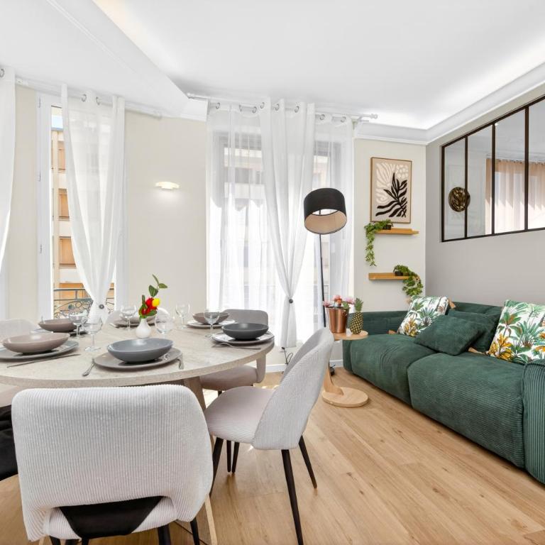 Luxueux appartement - A 5mn des plages - GE - Apartment mit 3 Schlafzimmern - 8