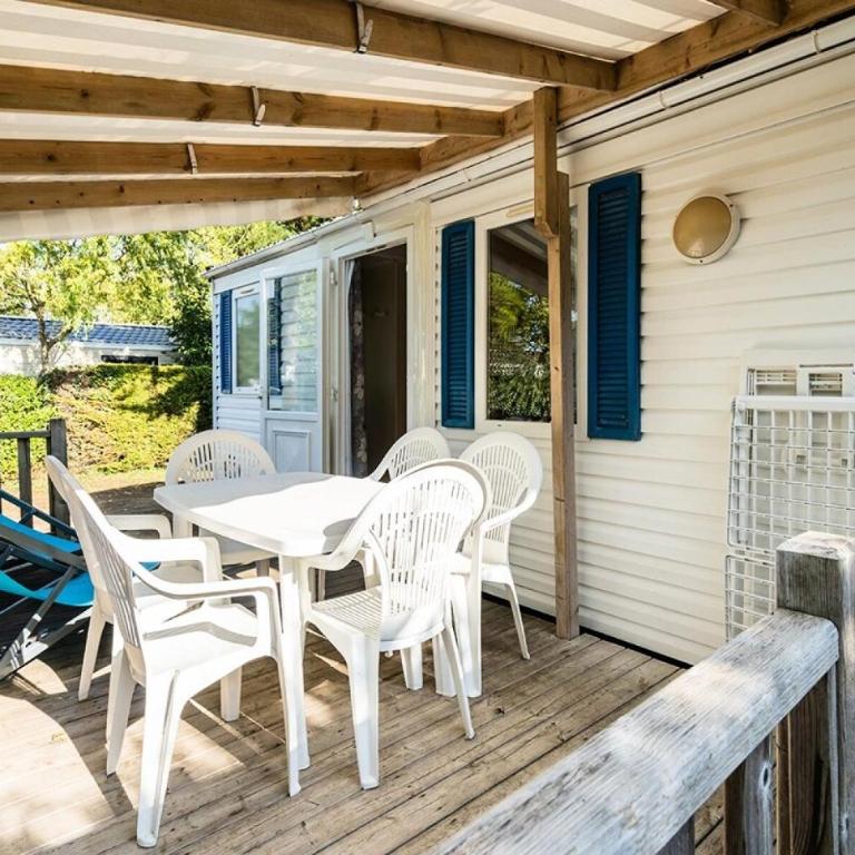 Camping Le Bois Soleil - Mobil home 3 pièces 4 personnes + TV MAE-4364 - Mobile Home - 28