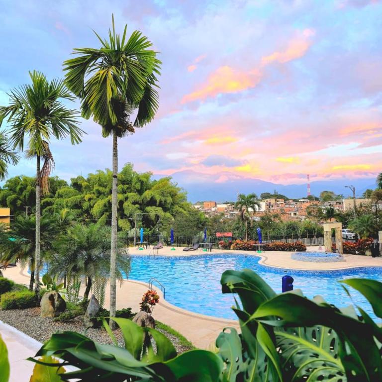 Apartamento vacacional con 4 piscinas, jacuzzi y sauna EXCELENTE UBICACIÓN a 5 minutos del Aeropuerto y 20 minutos del Parque del Café - Apartamento - 24