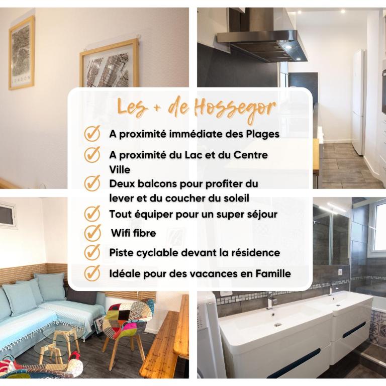 Hossegor - Lumineux - Plage 100m - Surf - Lac - Appartamento con 2 Camere da Letto e Balcone - 23