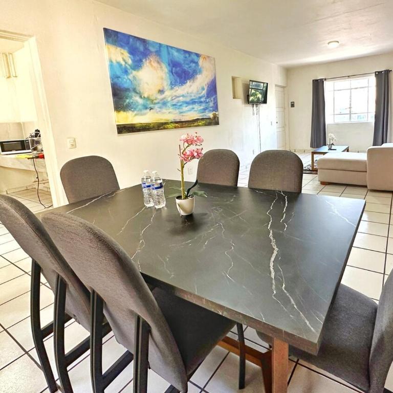 Depa 4 Americana 2 habitaciones 4 camas - Two-Bedroom Apartment - 9