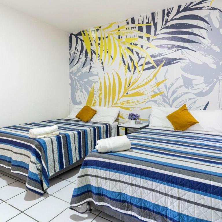 Depa 4 Americana 2 habitaciones 4 camas - Two-Bedroom Apartment - 20
