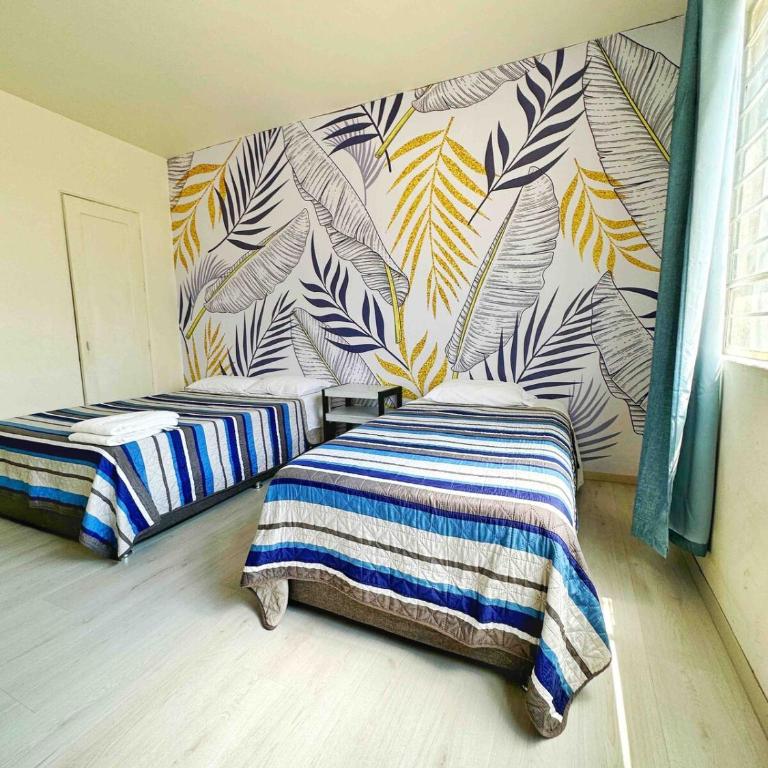 DEpa 1 Americana 2 habitaciones 4 camas matrimoniales hasta 8 huespedes - Two-Bedroom Apartment - 4