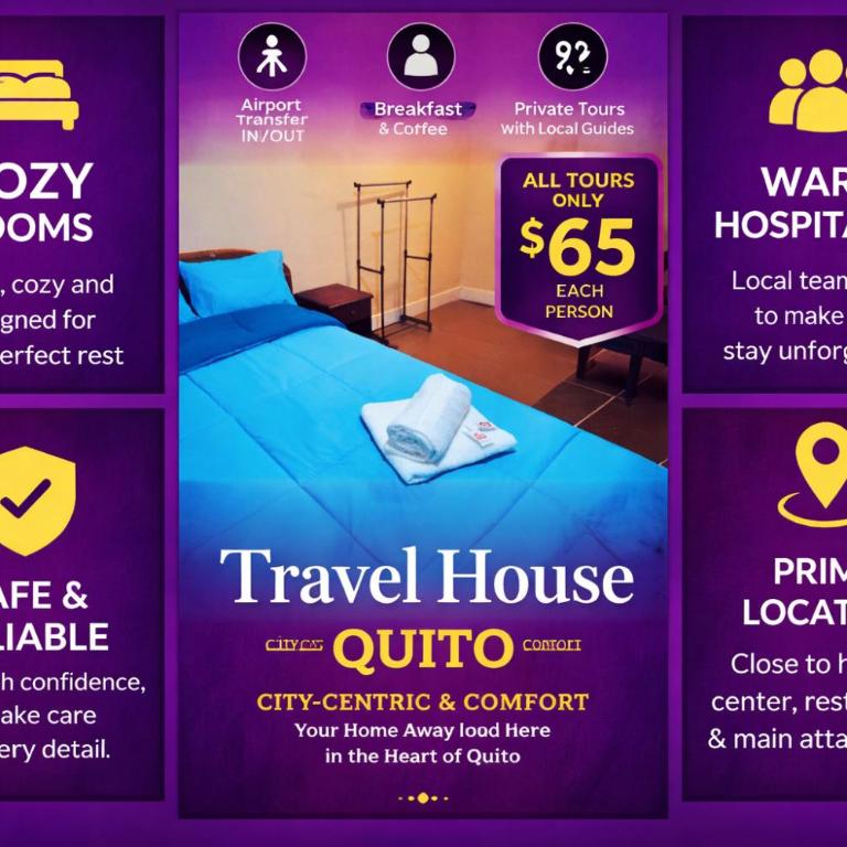 Travel Hotel Quito - Double Room with Private Bathroom - 1