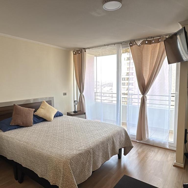 Departamento estudio en Macul hasta 3personas, a pasos del metro incluye estacionamiento - Studio Apartment - 29