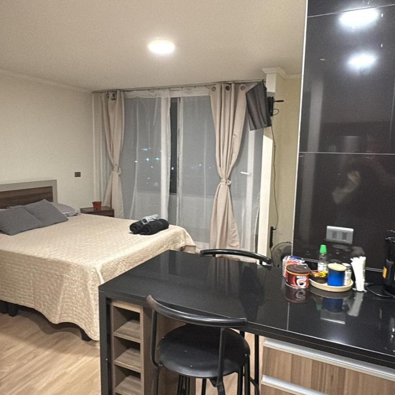 Departamento estudio en Macul hasta 3personas, a pasos del metro incluye estacionamiento - Studio Apartment - 16