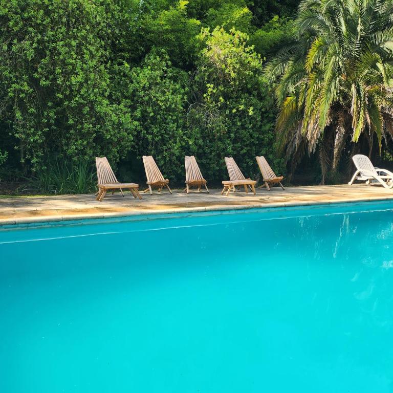 Cabaña con piscina - Apartamento de 1 dormitorio con vistas al jardín - 15