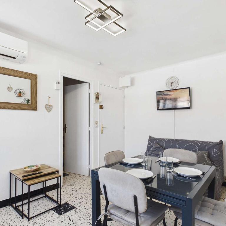 Appartement climatisé proche plage - 4 pers. - Apartamento de 1 dormitorio - 4