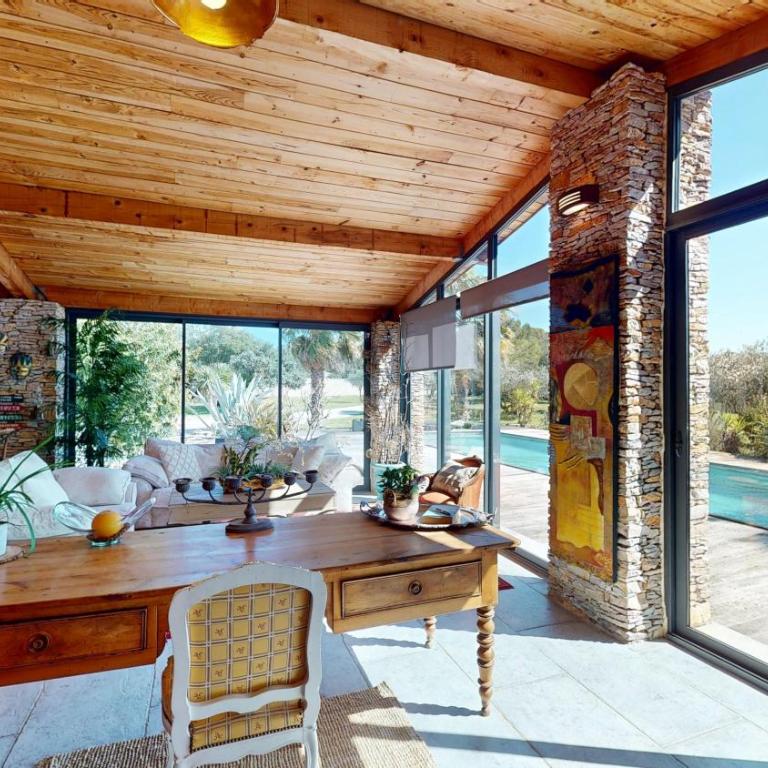 Mas des Capitelles Nîmes, avec piscine - Three-Bedroom Villa - 21