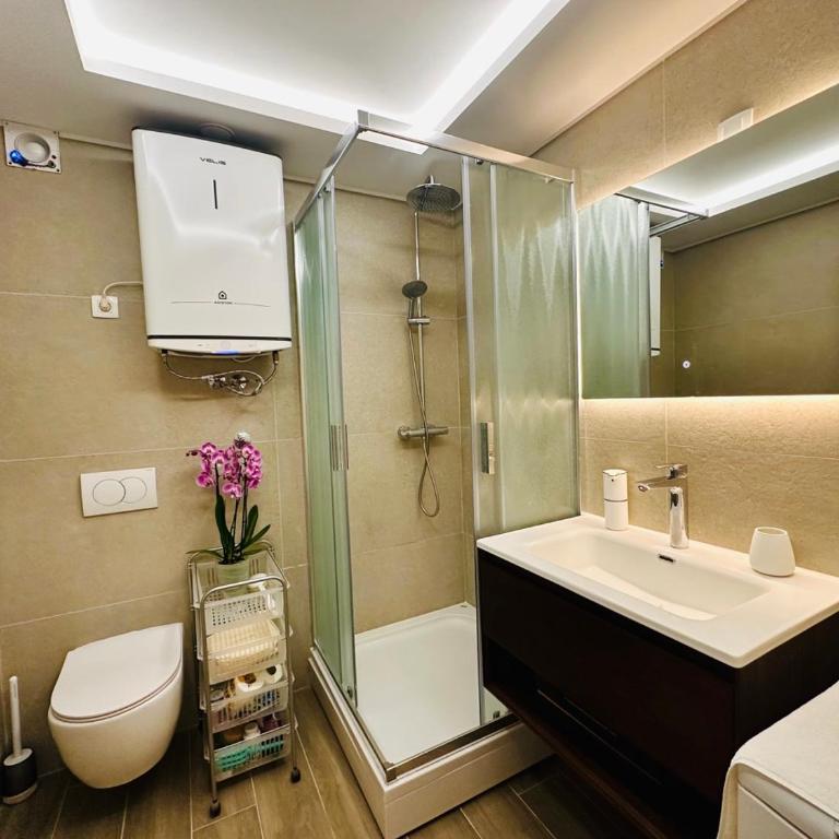Sakura apartments - Apartman sa 2 Spavaće Sobe, Terasom i Pogledom na More - 1