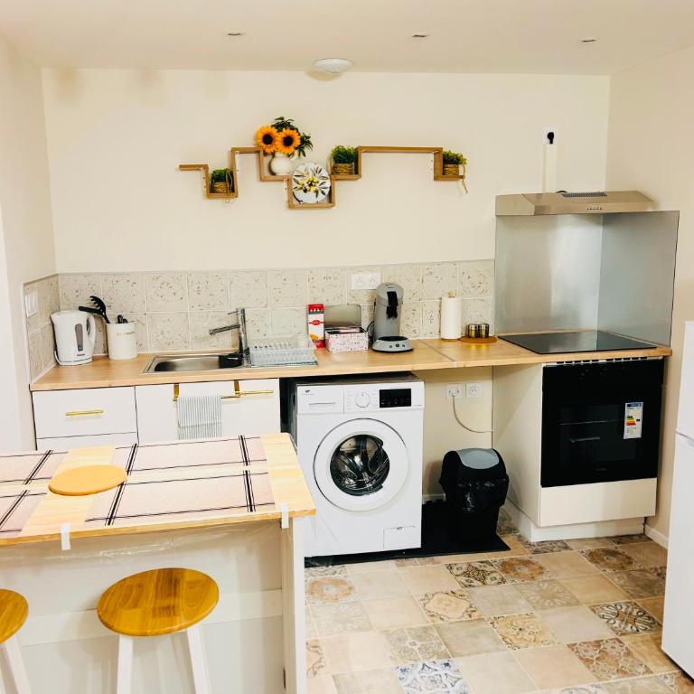 Charmants T2 rénovés - Jardin - Centre ville - Apartamento Superior de 1 dormitorio - 6