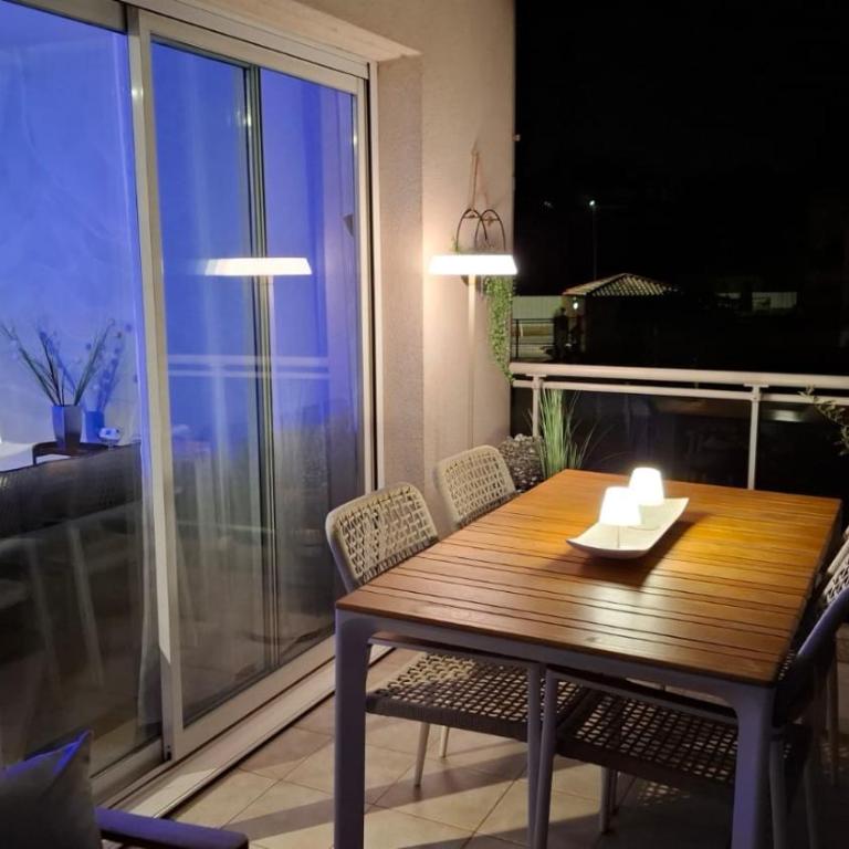 Bel appartement en bord de mer avec piscine lagon et jardin, en résidence sécurisée - Appartement 2 Chambres - 39