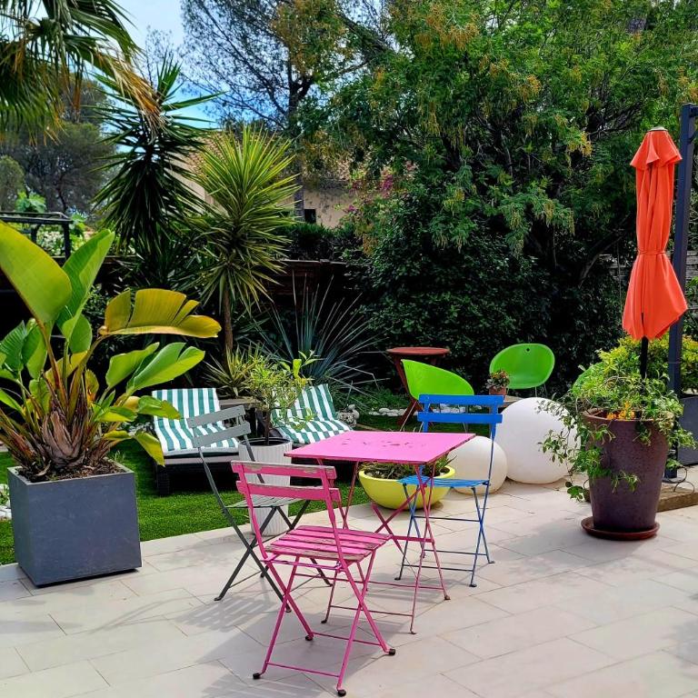 French Riviera-Saint-Raphaël- Suite & Jardin privé - Apartment mit 1 Schlafzimmer und Gartenblick - 16
