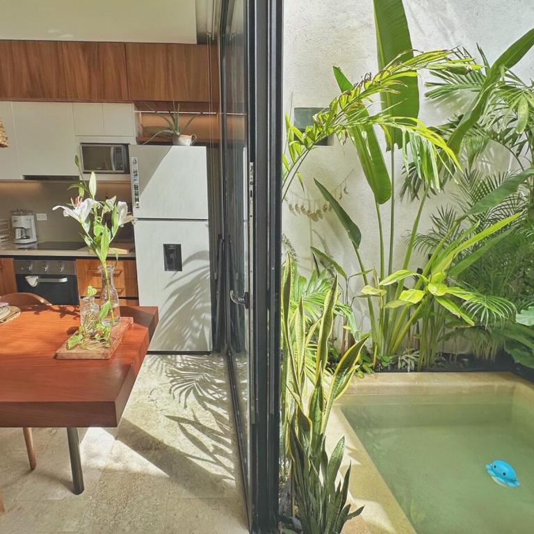 NEW Jungle Retreat 1BR2BA Garden Private Pool - One-Bedroom Apartment - 17