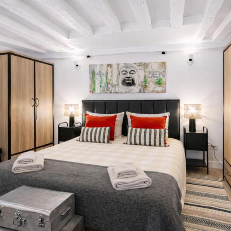 Opéra Paris center Charming air-conditioned loft - Two-Bedroom Apartment - 3