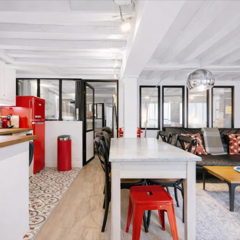 Opéra Paris center Charming air-conditioned loft - Two-Bedroom Apartment - 14