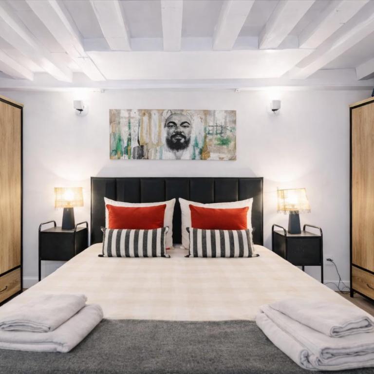 Opéra Paris center Charming air-conditioned loft - Two-Bedroom Apartment - 21