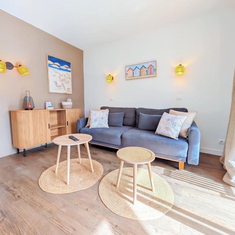 Vue sur la piscine & le golf avec balcon & Parking - Appartamento con 2 Camere da Letto e Balcone - 18
