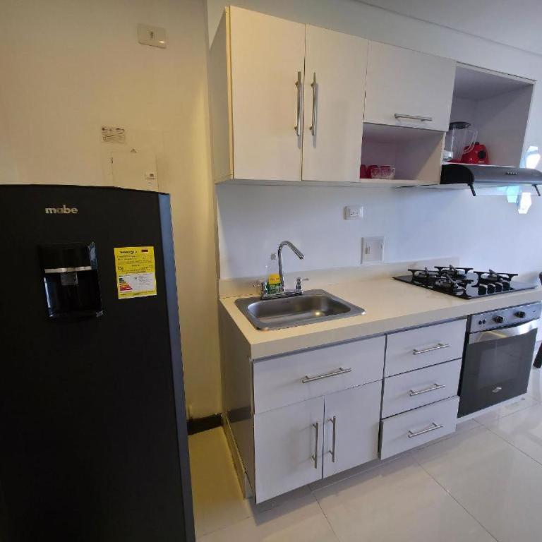 Moderno Apartaestudio Ricaurte Piscina-Aire-Wifi - Apartamento de 1 dormitorio - 9