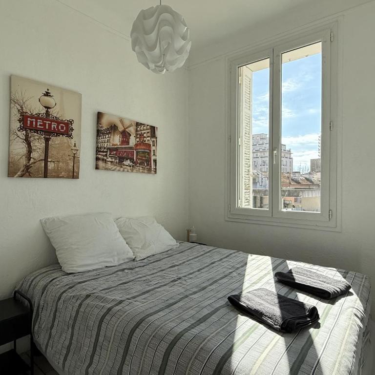 T3 climatisé cœur de ville, plage & gare à pied - Apartment mit 2 Schlafzimmern und Stadtblick - 5