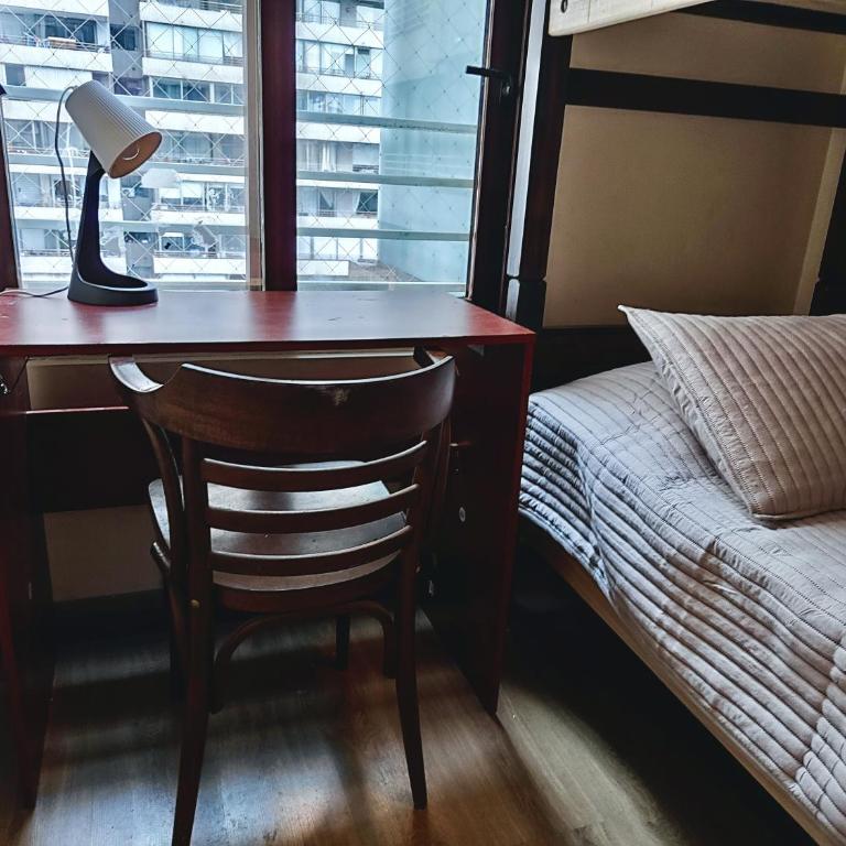 Ñuñoa 2D1B a pasos Metro Chile España - Two-Bedroom Apartment with Balcony - 3
