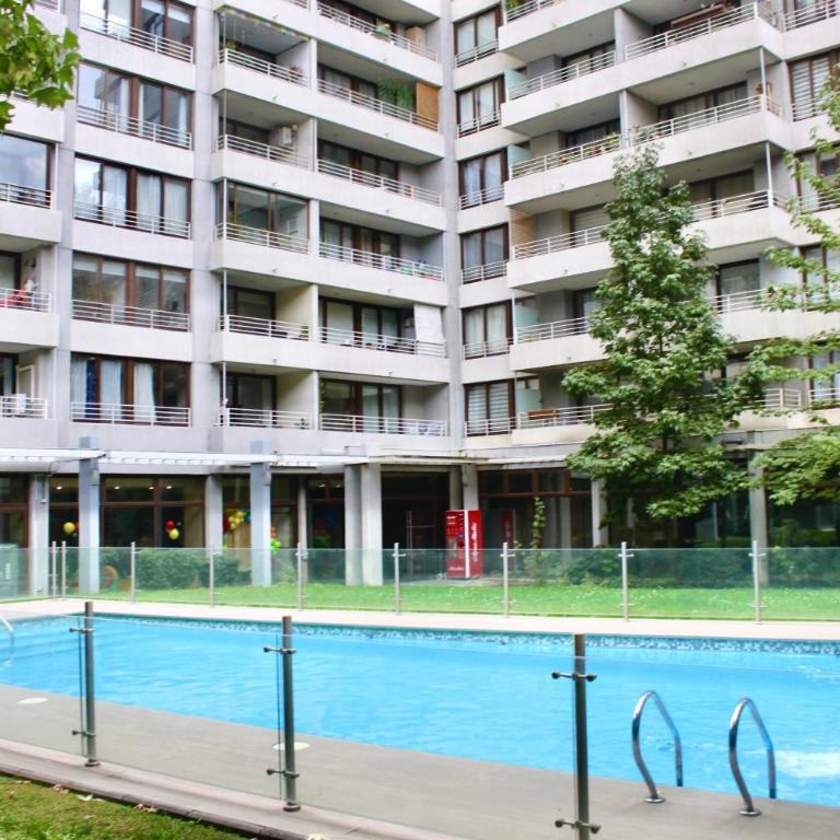 Ñuñoa 2D1B a pasos Metro Chile España - Two-Bedroom Apartment with Balcony - 26